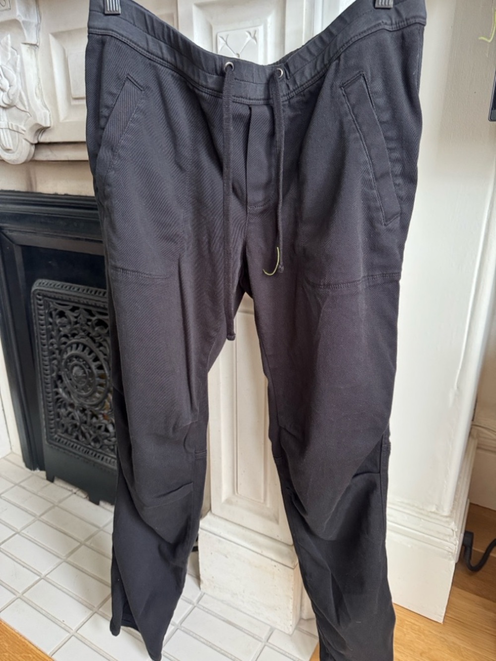 James Perse Black Drawstring Pants